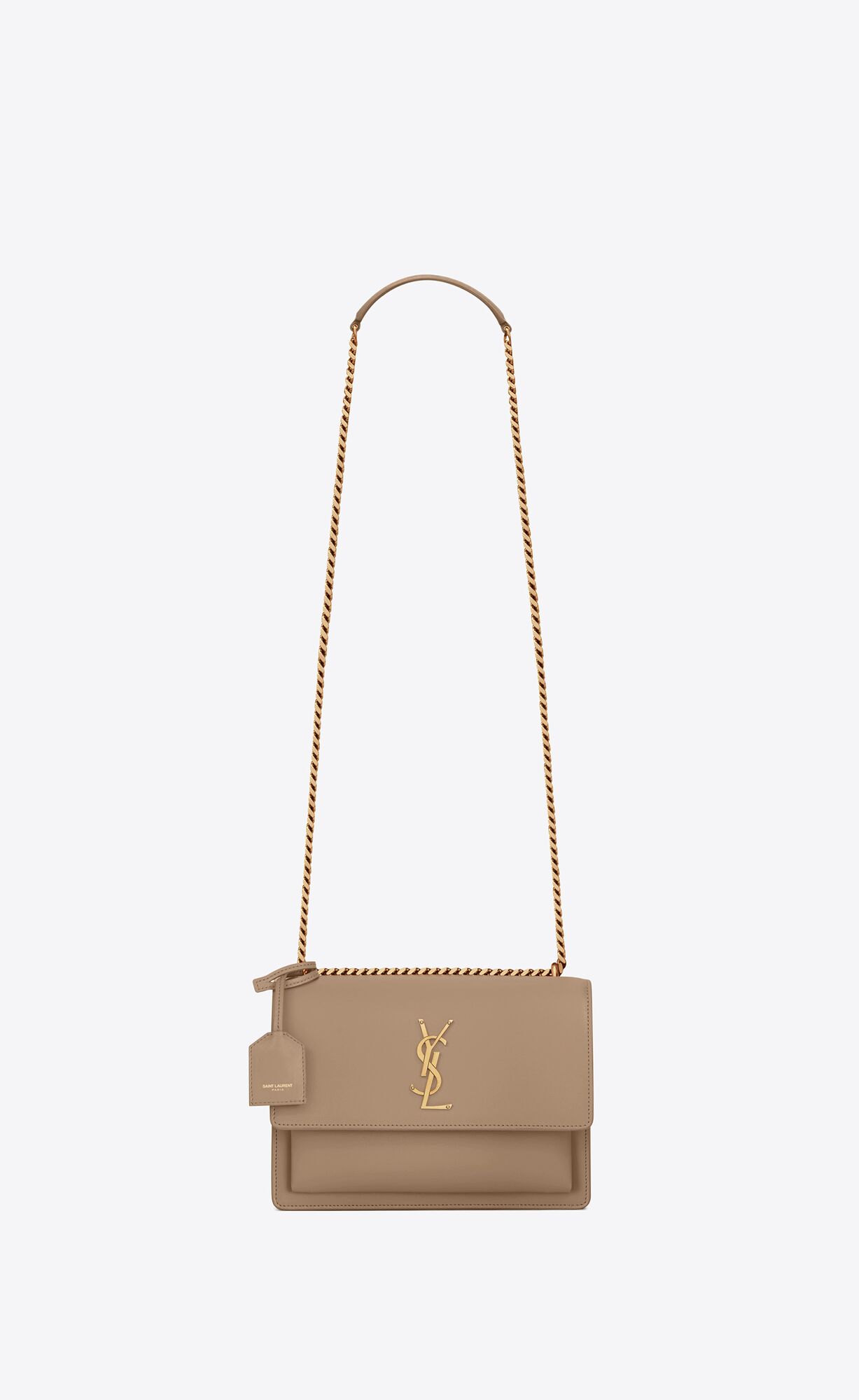 YSL Sunset Medium In Smooth Leder Braun | 53264-JQBG