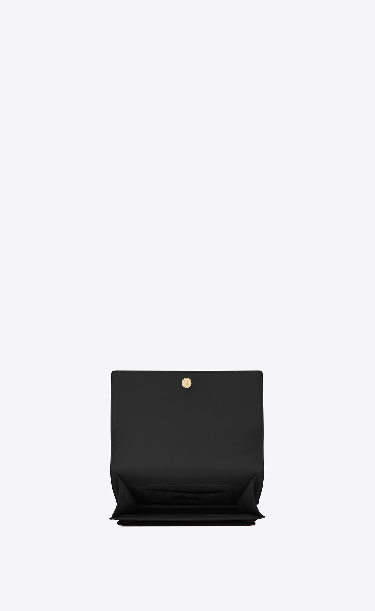 YSL Sunset Medium Top Handle In Smooth Leder Noir | 04865-VEKL