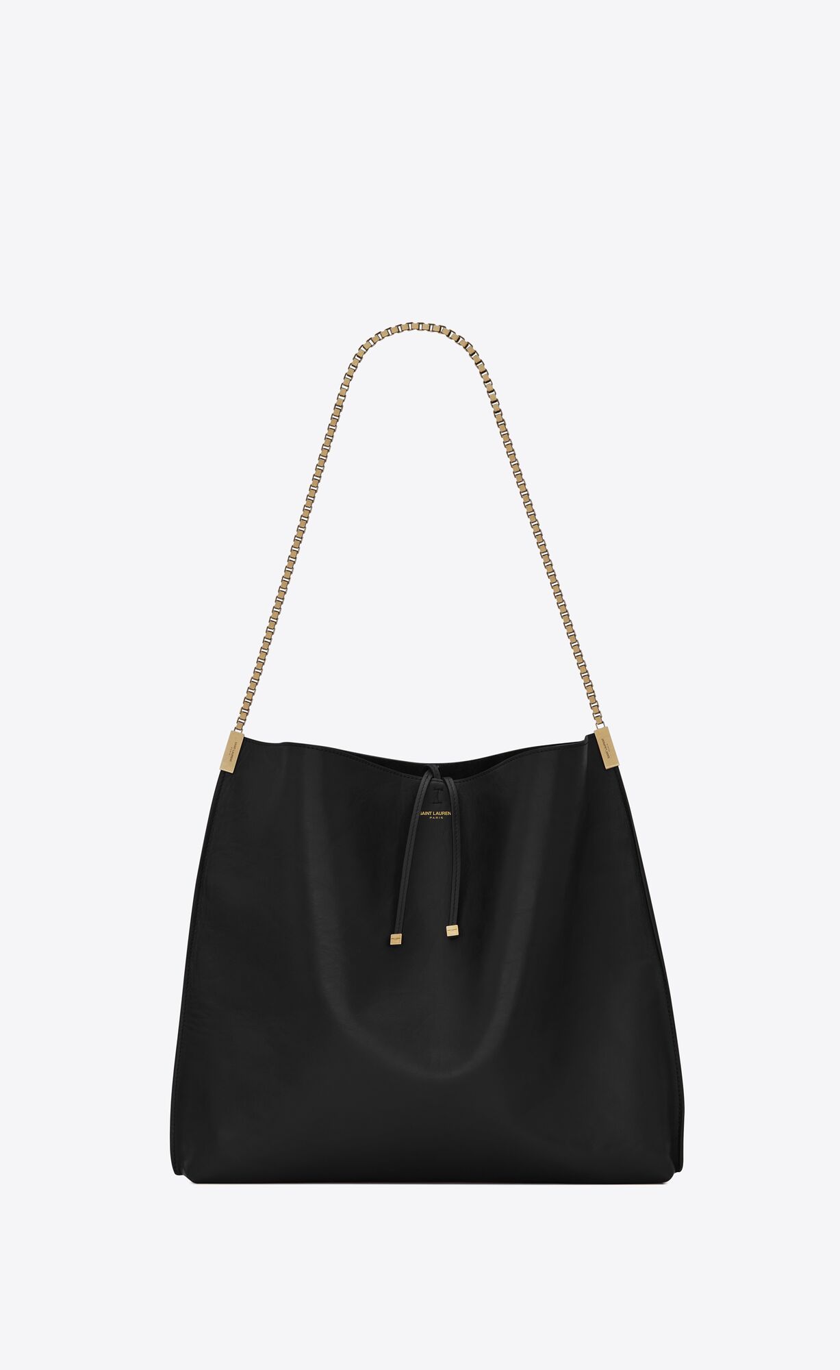 YSL Suzanne Medium Hobo Bag In Smooth Leder Schwarz | 72096-TCVM