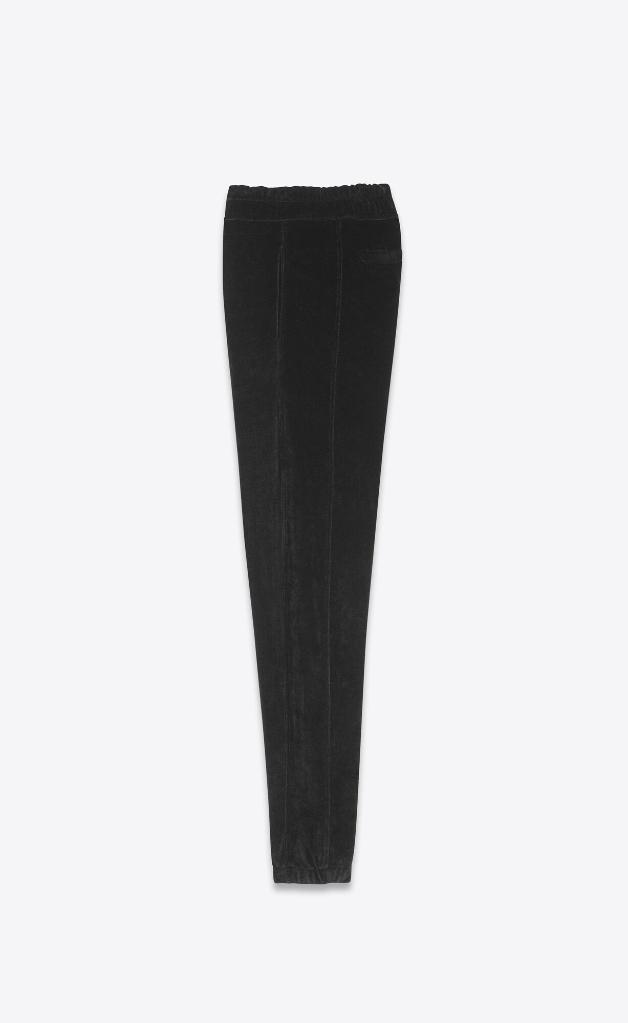 YSL Sweatpants In Velvet Jersey Noir | 29450-EBMG