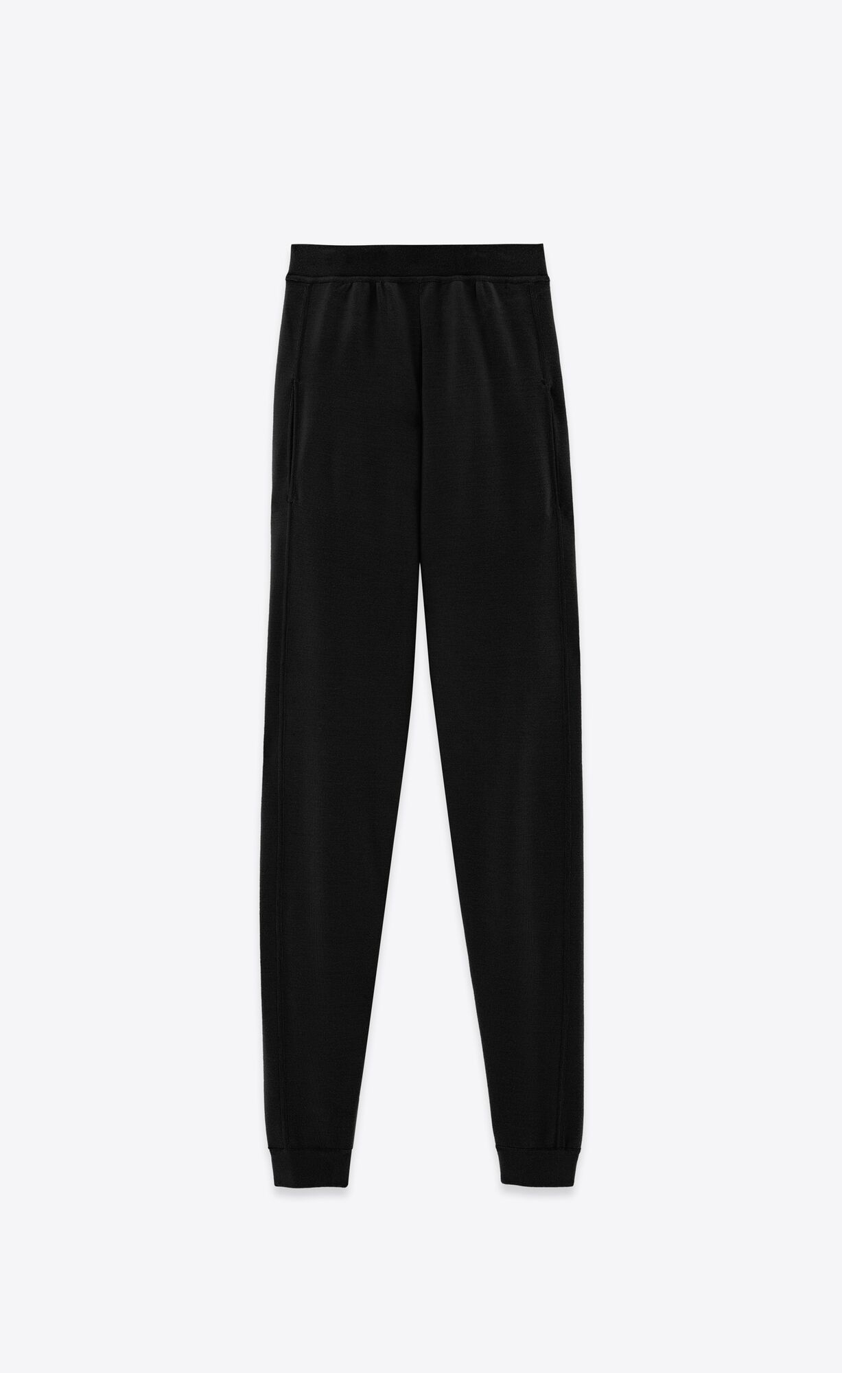 YSL Sweatpants In Wolle Schwarz | 65187-CKUW