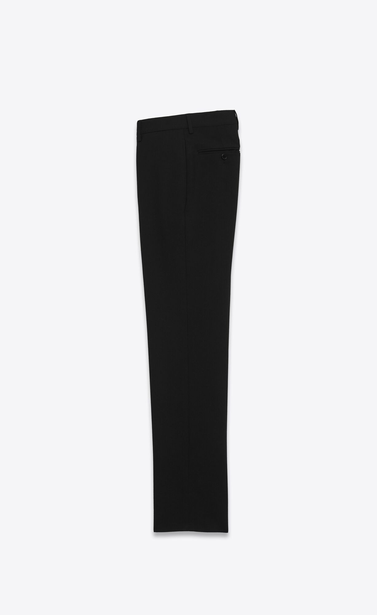 YSL Tailored Pants In Saint Laurent Gabardine Schwarz | 07695-TOJG