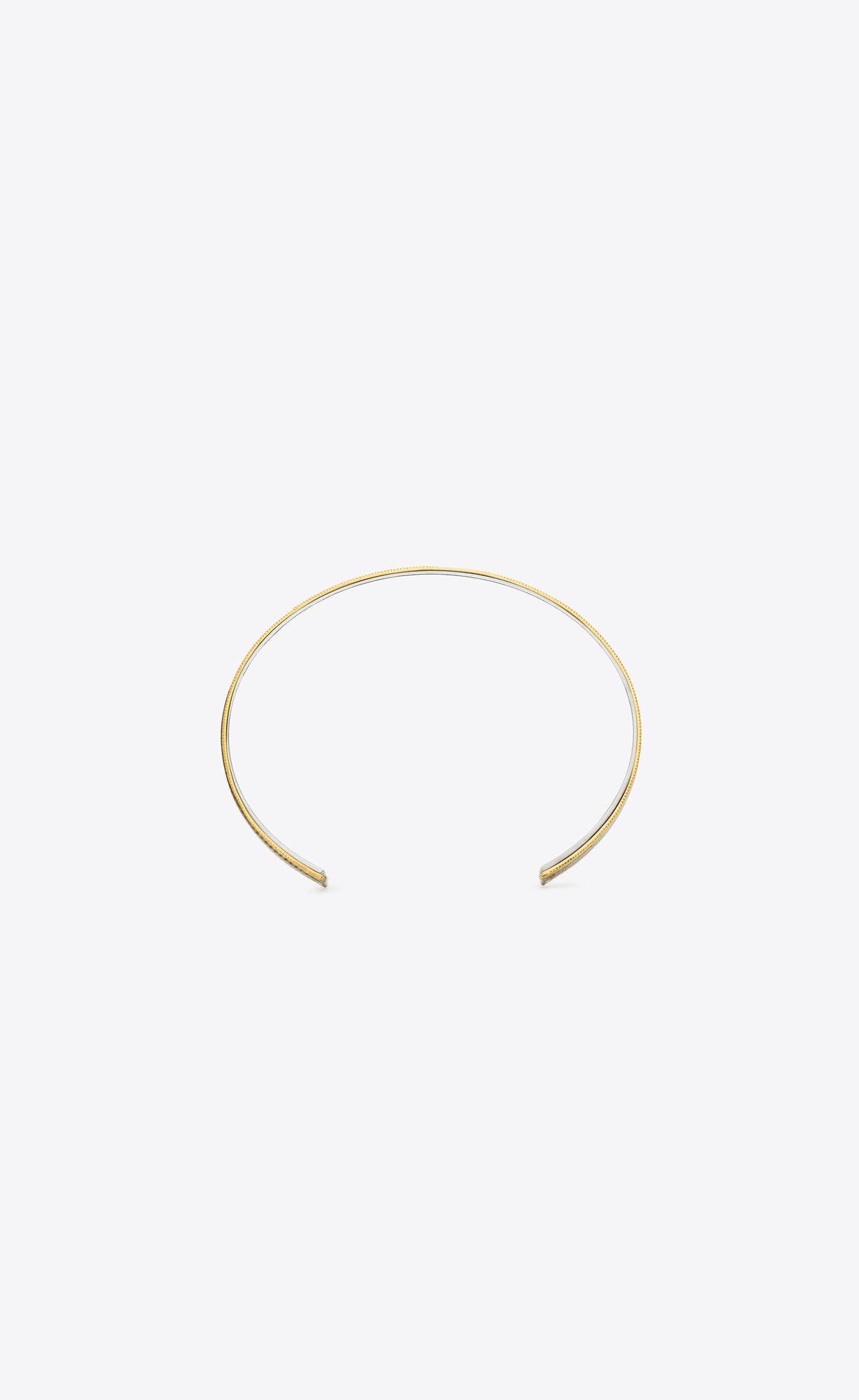 YSL Tandem Bracelet In Metal Gold | 36982-AWQK