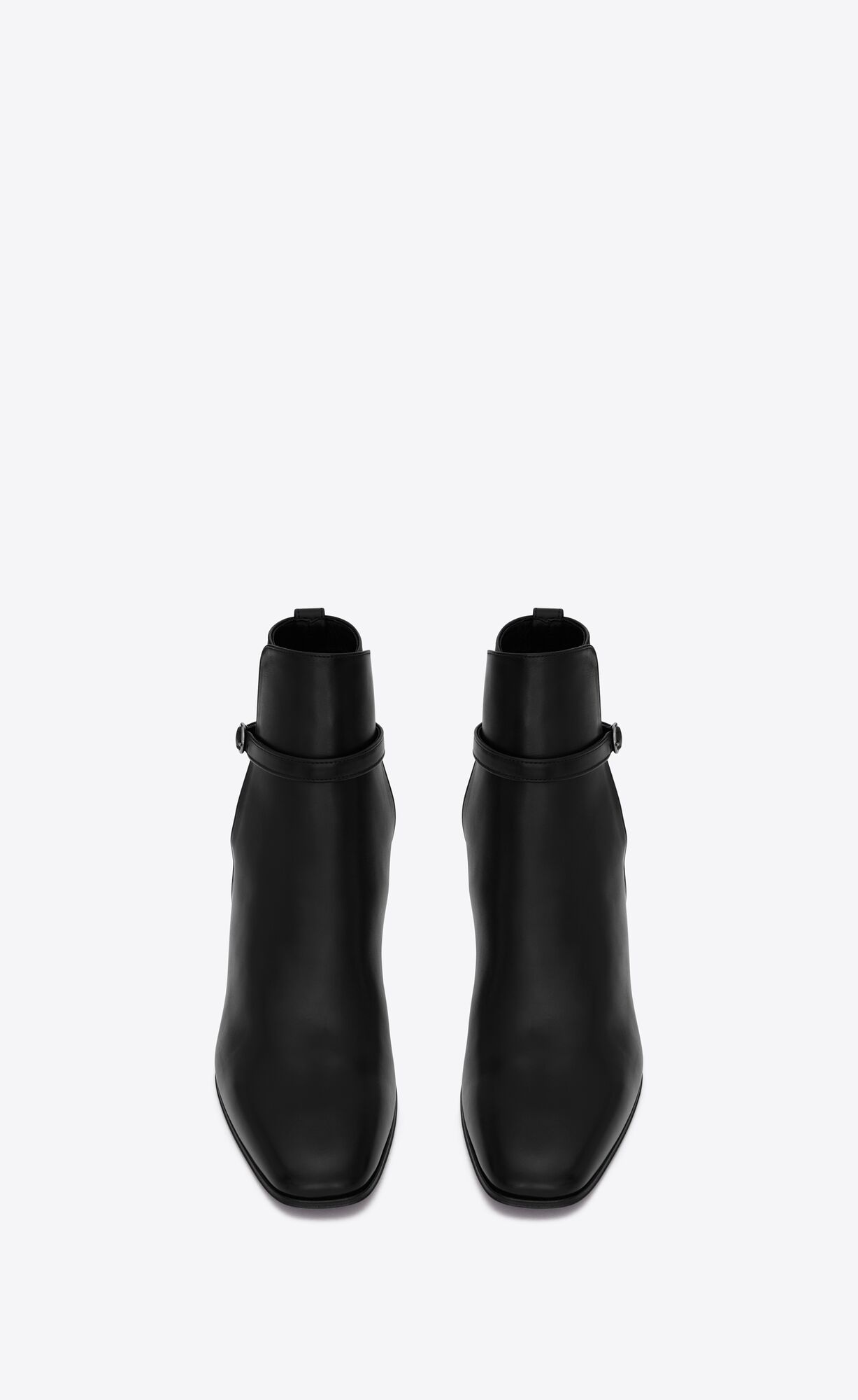 YSL Terry Jodhpur Boots In Smooth Leder Noir | 73159-RTVZ