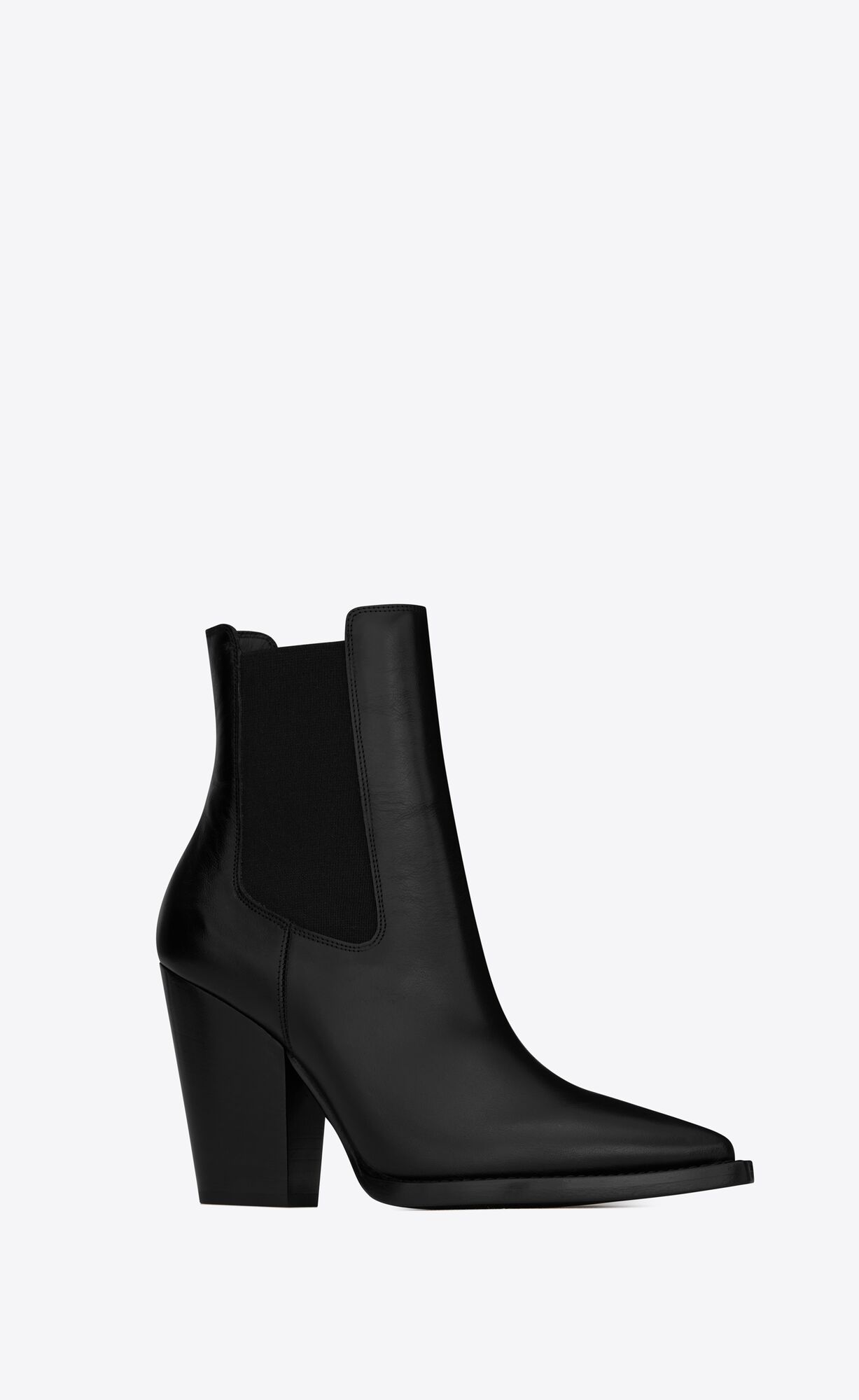 YSL Theo Chelsea Boots In Smooth Leder Schwarz | 89361-WOIF