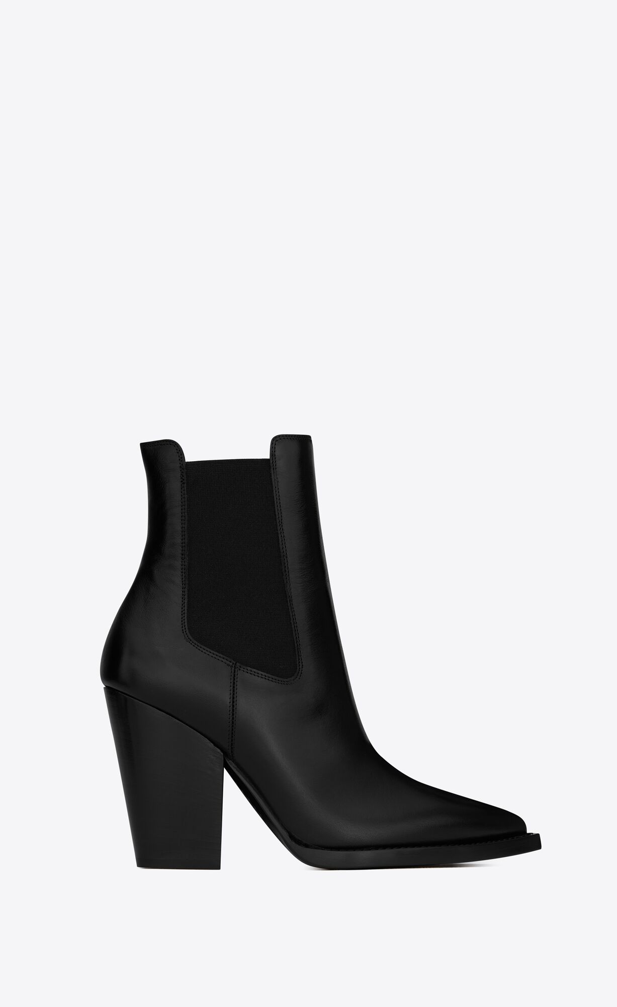 YSL Theo Chelsea Boots In Smooth Leder Schwarz | 89361-WOIF