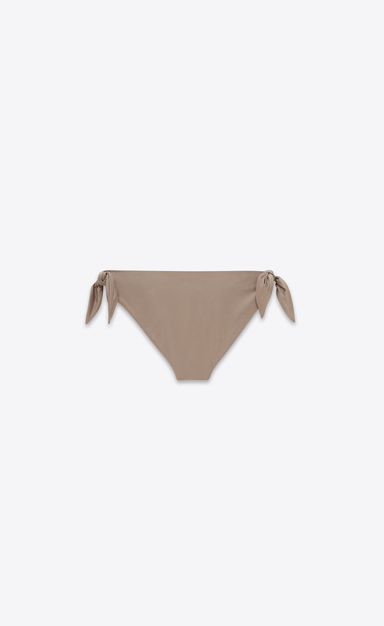 YSL Tie Bikini Bottoms Greige | 07392-FLTV