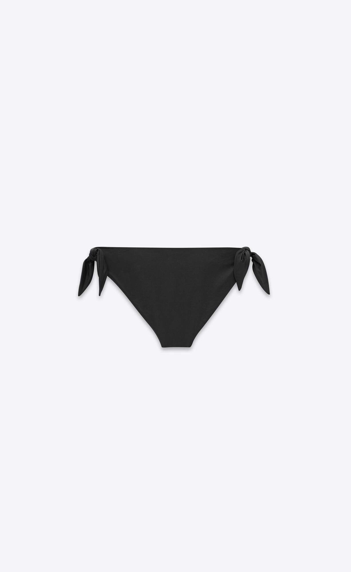 YSL Tie Bikini Bottoms Schwarz | 47308-IHYE