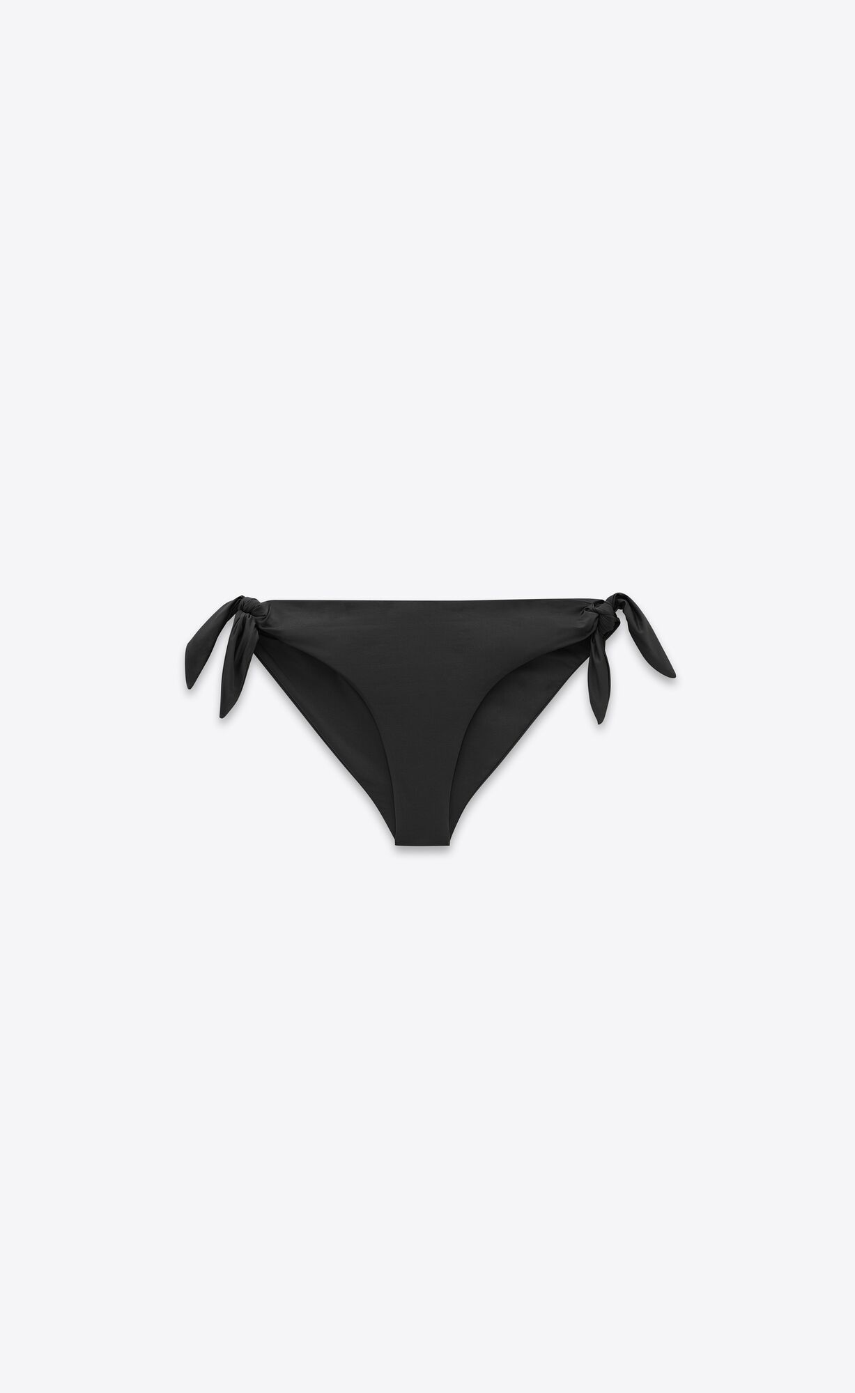 YSL Tie Bikini Bottoms Schwarz | 47308-IHYE