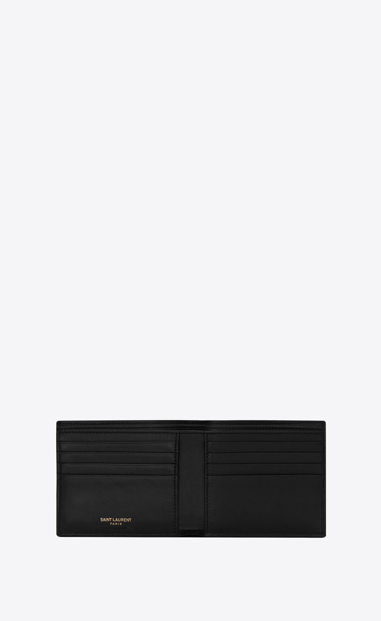 YSL Tiny Cassandre East/West Wallet In Crocodile-embossed Matte Leder Schwarz | 41962-YMSZ