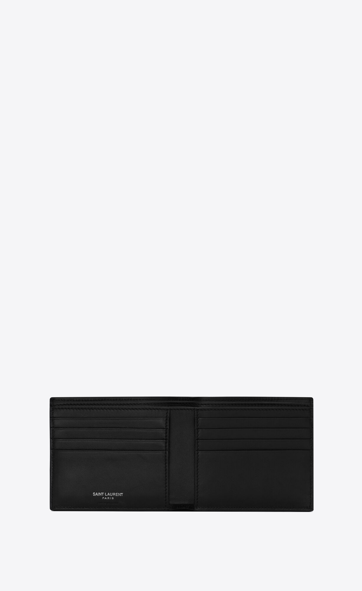 YSL Tiny Cassandre East/West Wallet In Crocodile-embossed Leder Schwarz | 60387-AUYM