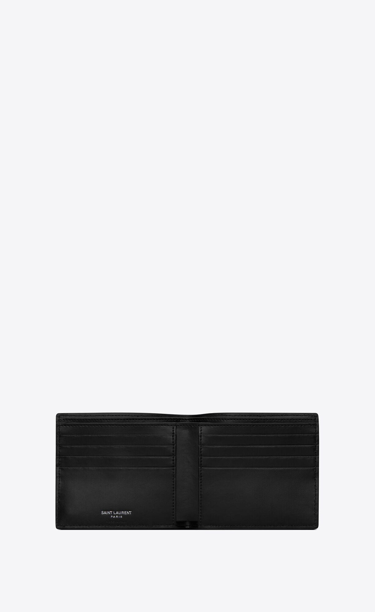 YSL Tiny Cassandre East/West Wallet In Matte Leder Schwarz | 16029-XSNL