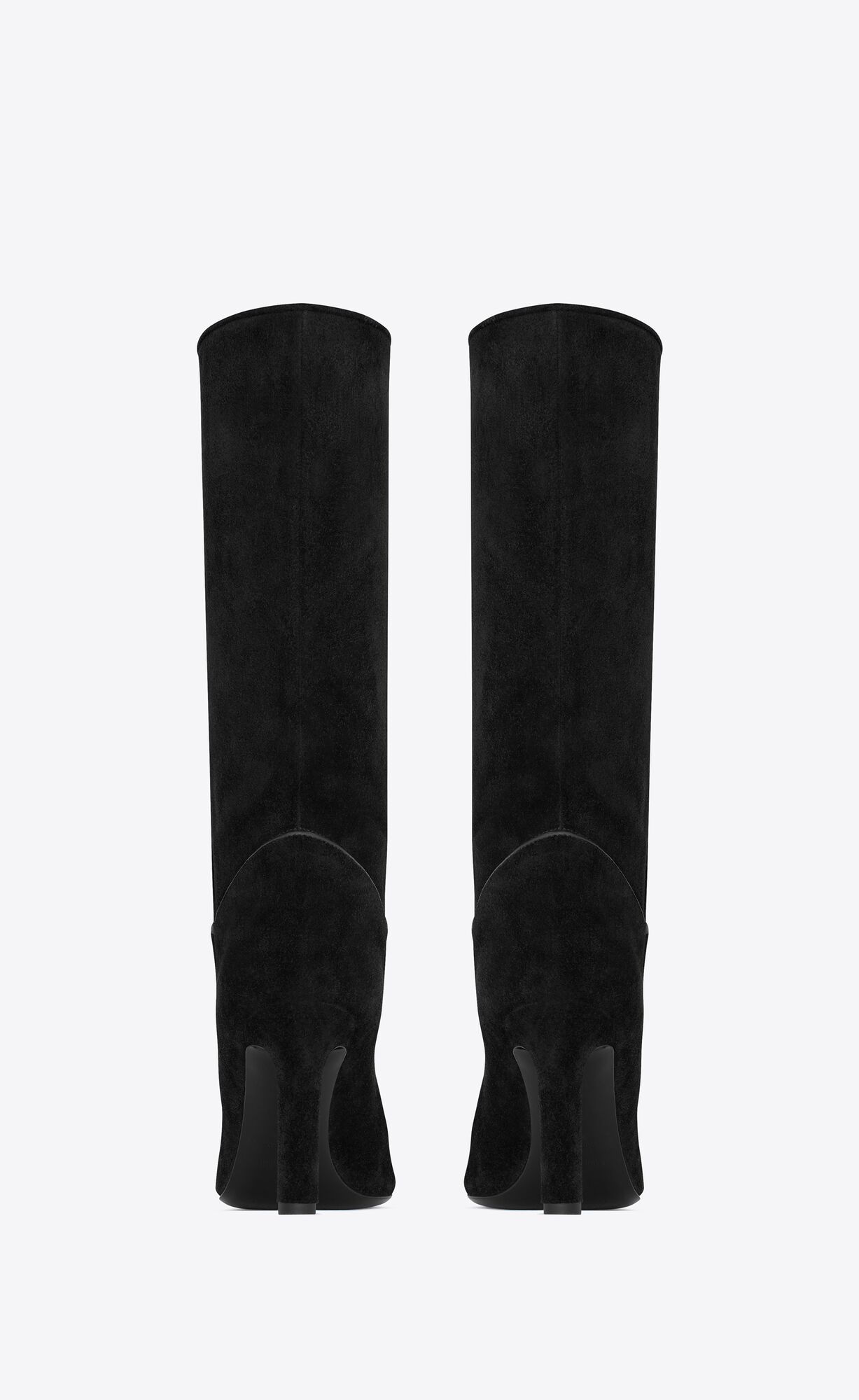 YSL Tracy Boots In Wildleder Schwarz | 01893-HOBP