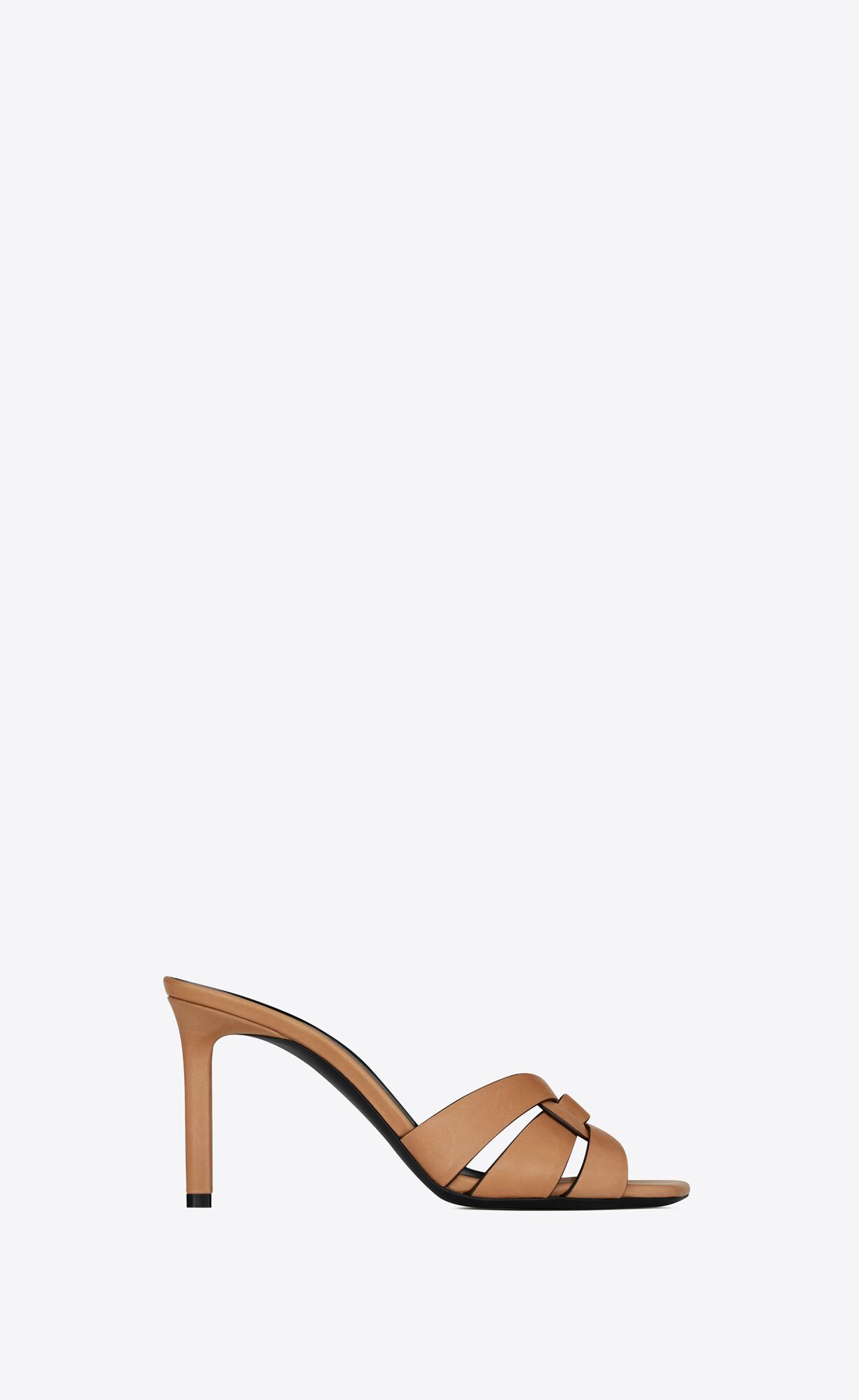 YSL Tribute Mules In Vegetable-tanned Leder Gold | 59438-BQSY