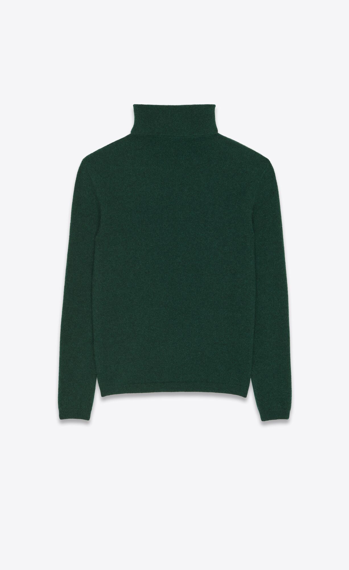 YSL Turtleneck Pullover In Cashmere Vert Fonce | 71845-LAJK