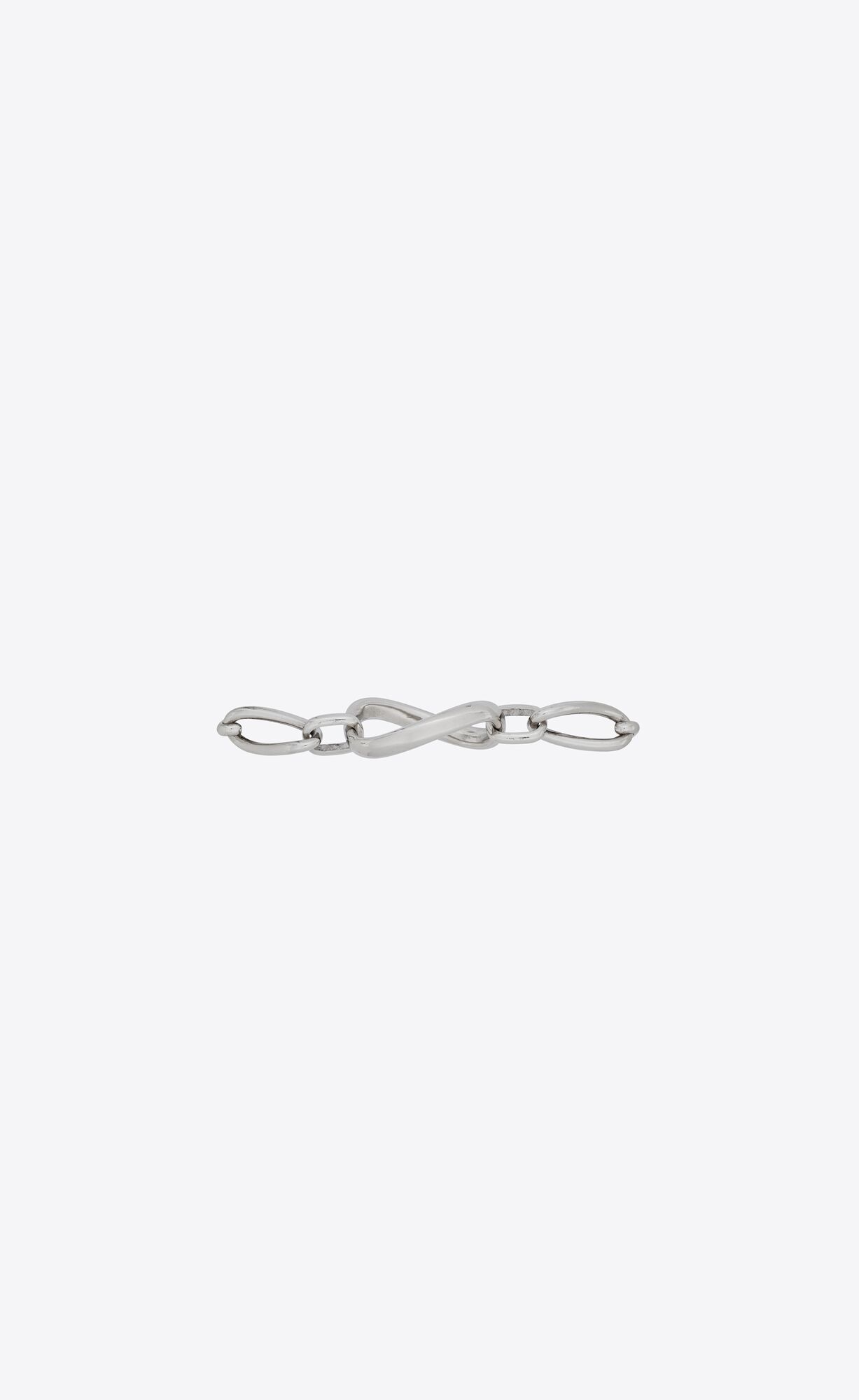 YSL Twist And Curve Links Bracelet In Metal Palladium | 80276-PEZL