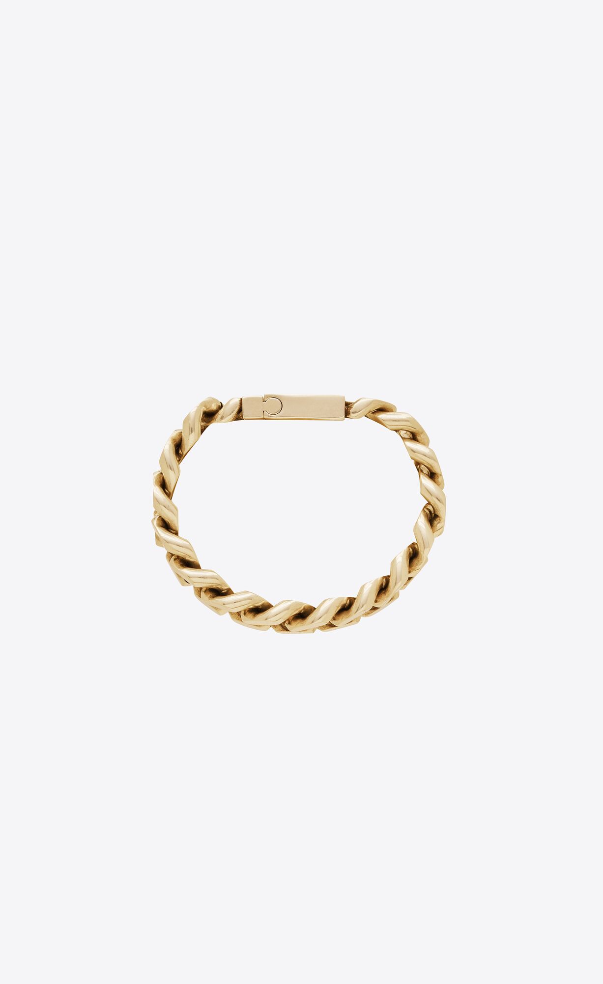 YSL Two-tone Chain Bracelet In Metal Gold | 72354-DSTL