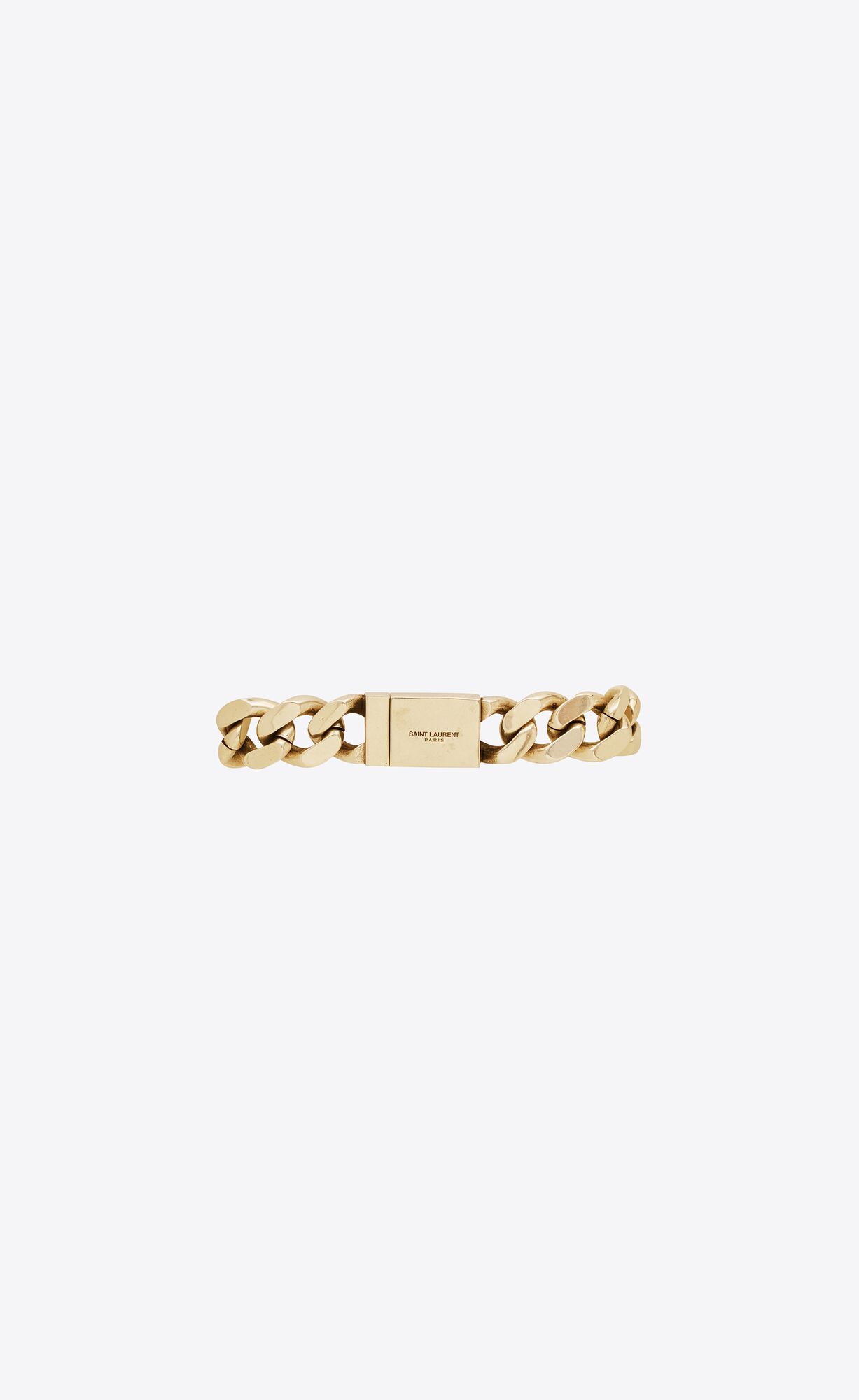 YSL Two-tone Chain Bracelet In Metal Gold | 72354-DSTL