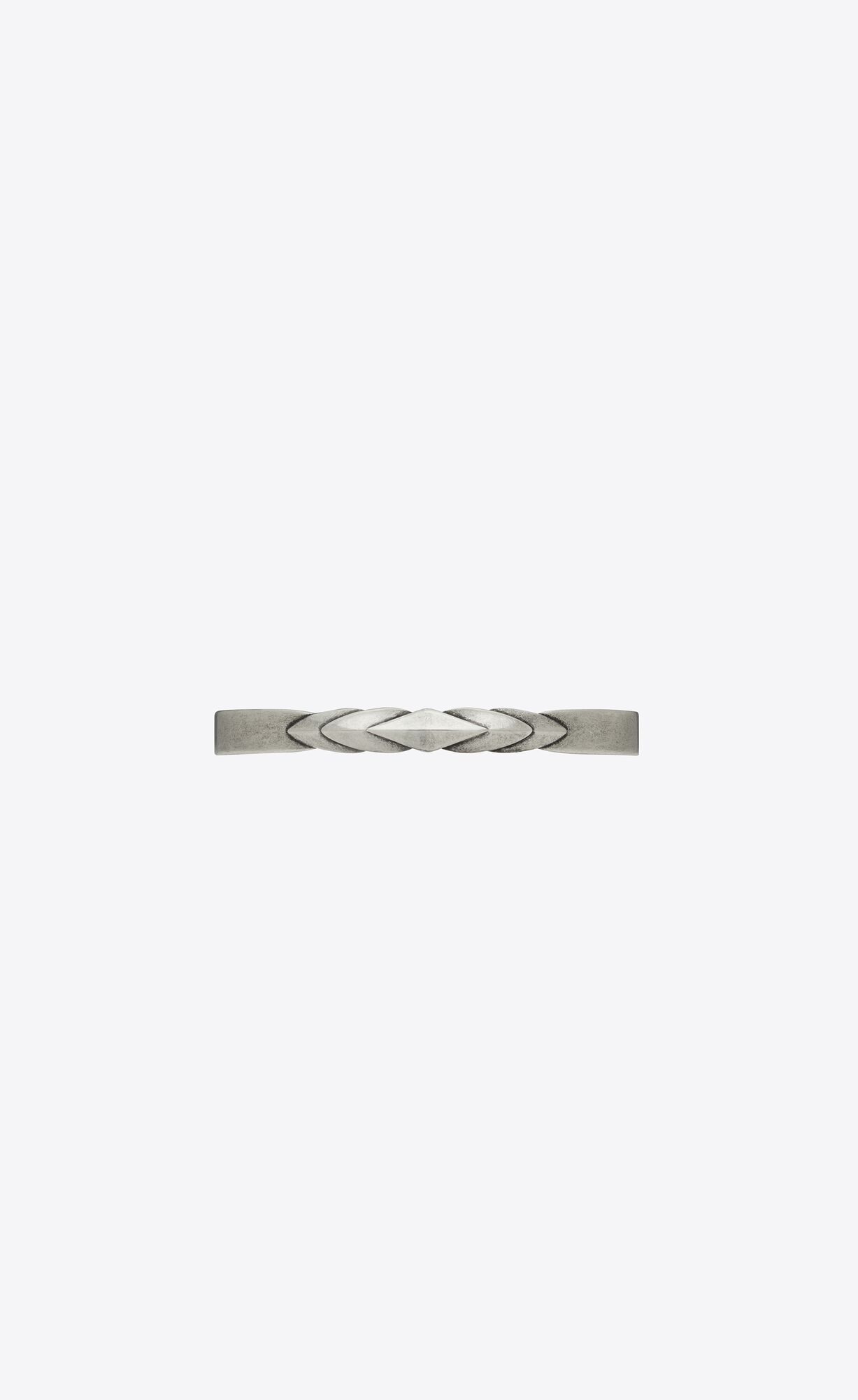 YSL V Bracelet In Metal Silber | 64873-ZNXW