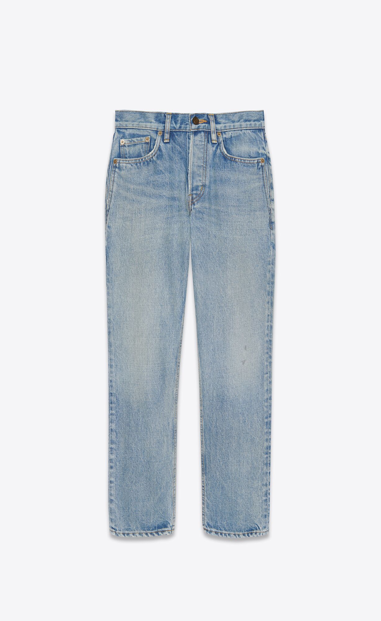 YSL Venice Cropped Jeans Hell | 65719-TUCK