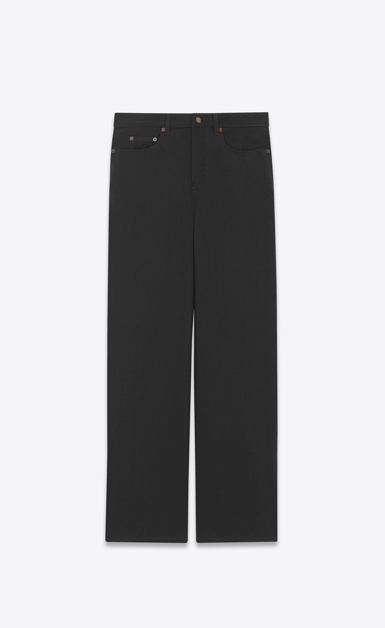 YSL Weite-leg Pants Schwarz | 17390-OFEA