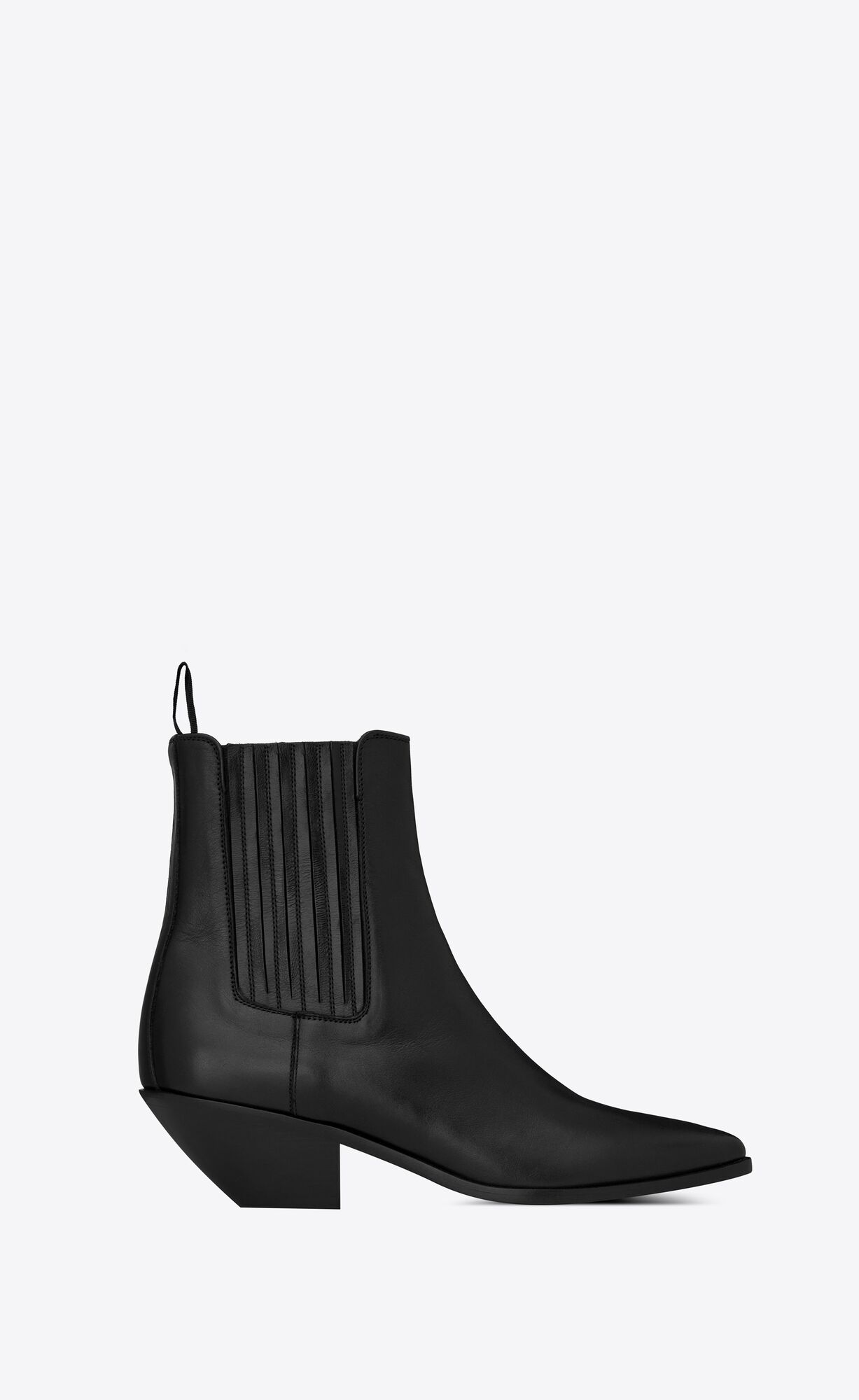 YSL West Chelsea Boots In Smooth Leder Schwarz | 41635-UDCF