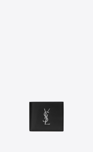 YSL Cassandre East/West Wallet In Smooth Leder Schwarz | 47862-SNVK