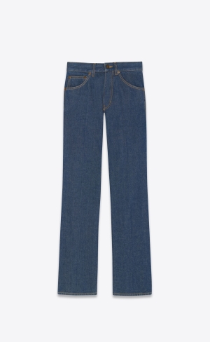 YSL Clyde Jeans Blau | 38219-UNCY