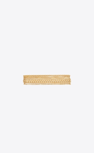 YSL Multi-chain Bracelet In Metal Gold | 76489-KMQX