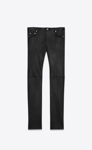 YSL Schlank Pants Schwarz | 93817-QKFZ