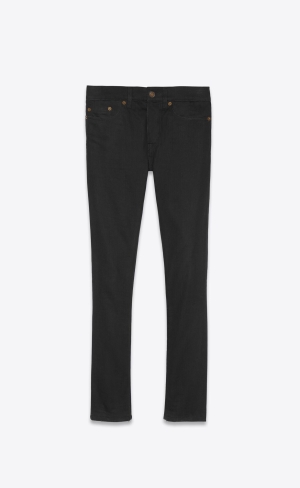 YSL Schlank-fit Jeans Schwarz | 91048-GWVJ