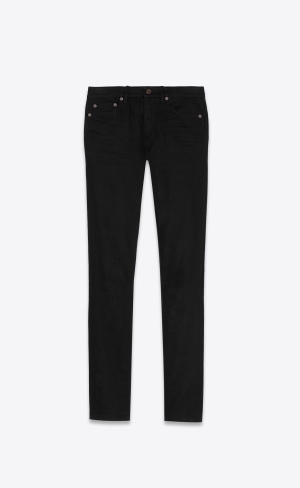 YSL Schlank-fit Jeans Schwarz | 94756-ZEGQ